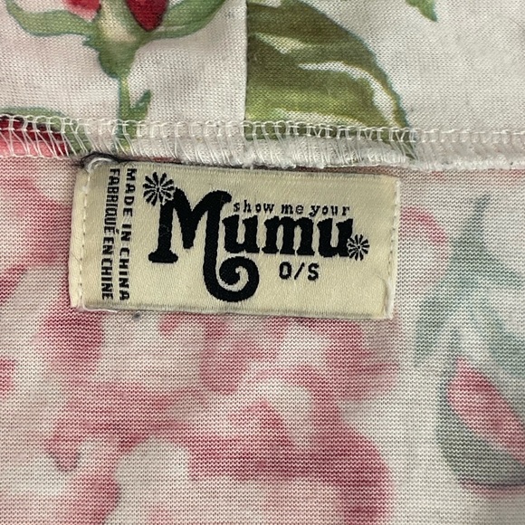 Show Me Your Mumu Brie Floral Robe Print Belted Short Sleeve One Size fits Most - Picture 5 of 8